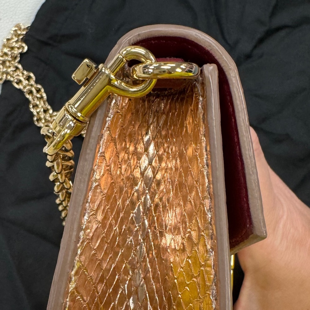 Dolce & Gabbana Rose Gold Python Mini Bag - Picture 9 of 14